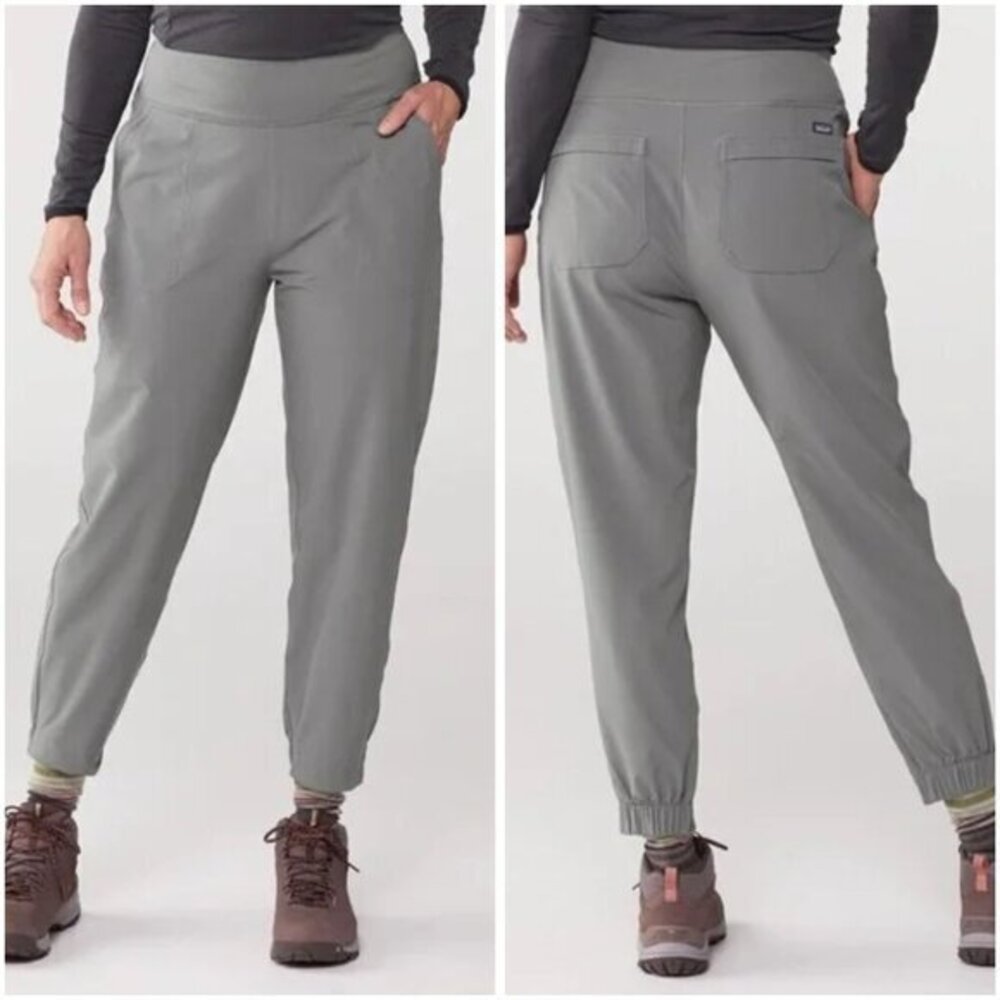 Patagonia Women's Happy Hike Pants in Light Gray Outdoor Athletic Size M